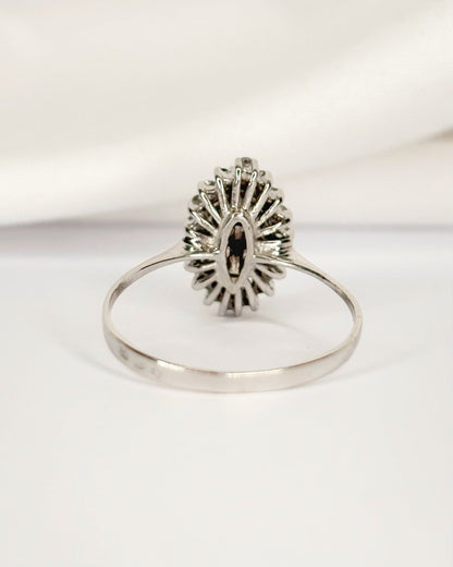Bague Marguerite Diamants 0.38 carat "Priscilla" - Elliade Paris