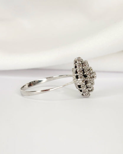 Bague Marguerite Diamants 0.38 carat "Priscilla" - Elliade Paris