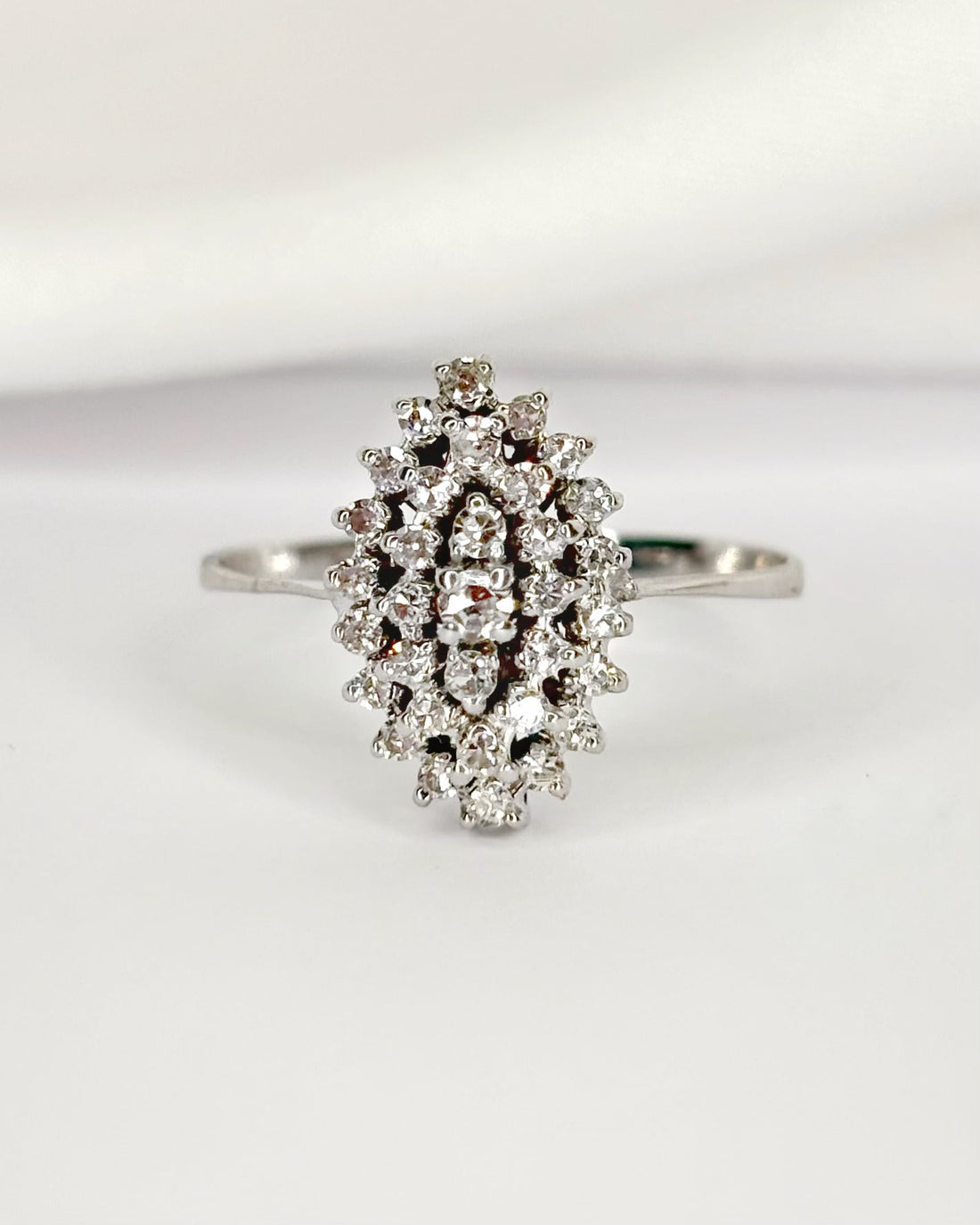 Bague Marguerite Diamants 0.38 carat "Priscilla" - Elliade Paris