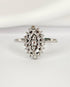 Bague Marguerite Diamants 0.38 carat "Priscilla" - Elliade Paris