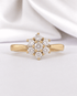 Bague Marguerite Diamants 0.38 carat "Sally" - Elliade Paris