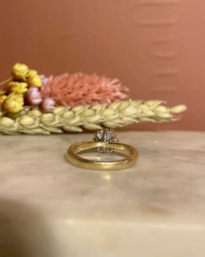Bague Marguerite Diamants 0.40 carat &quot;Mia&quot; - Elliade Paris