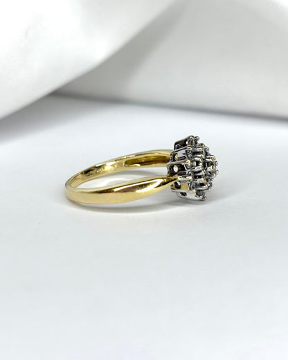 Bague Marguerite Diamants 0.41 carat &quot;Noria&quot; - Elliade Paris