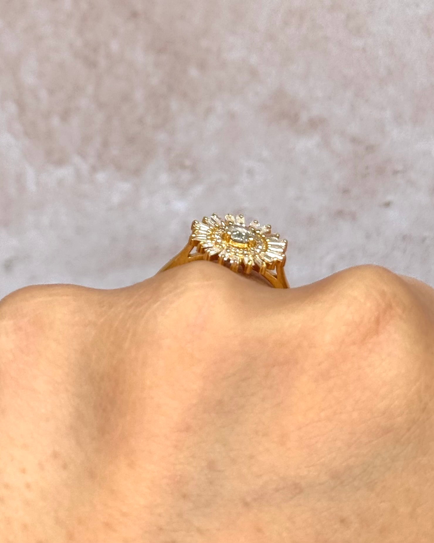 Bague Marguerite Diamants 0.41 carat "Suliac" - Elliade Paris