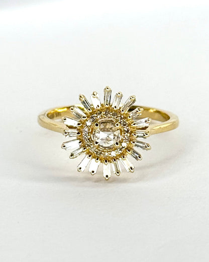 Bague Marguerite Diamants 0.41 carat "Suliac" - Elliade Paris