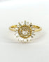 Bague Marguerite Diamants 0.41 carat "Suliac" - Elliade Paris