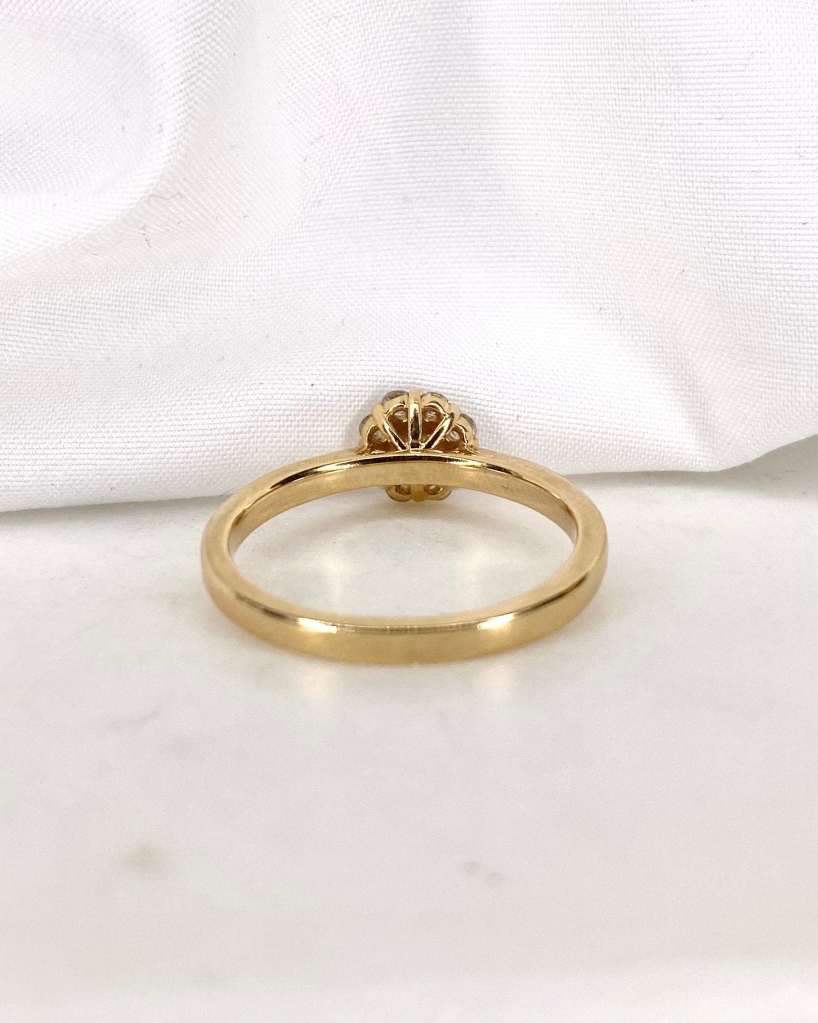 Bague Marguerite Diamants 0.43 carat "Élaïa" - Elliade Paris