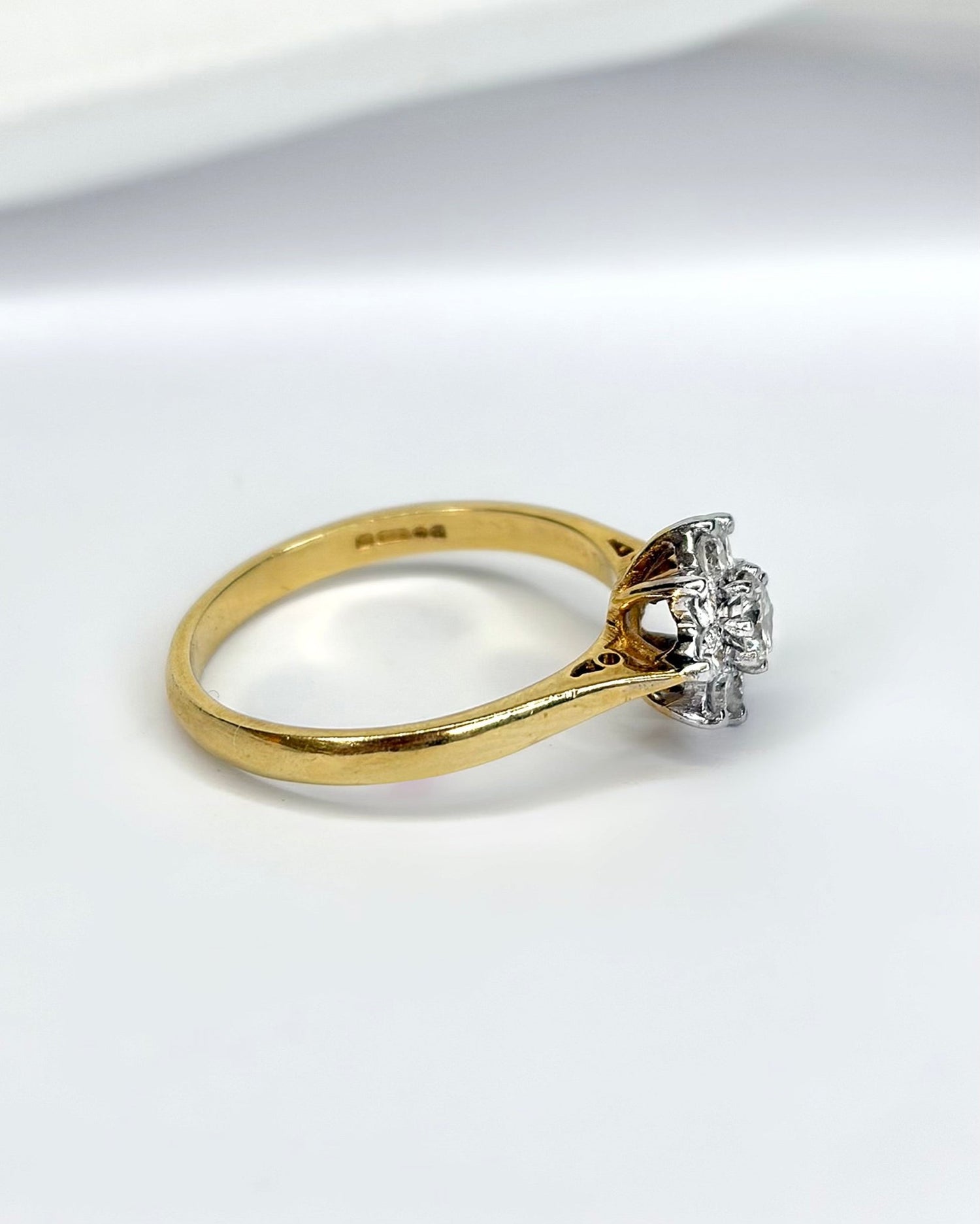 Bague Marguerite Diamants 0.44 carat "Camélia" - Elliade Paris