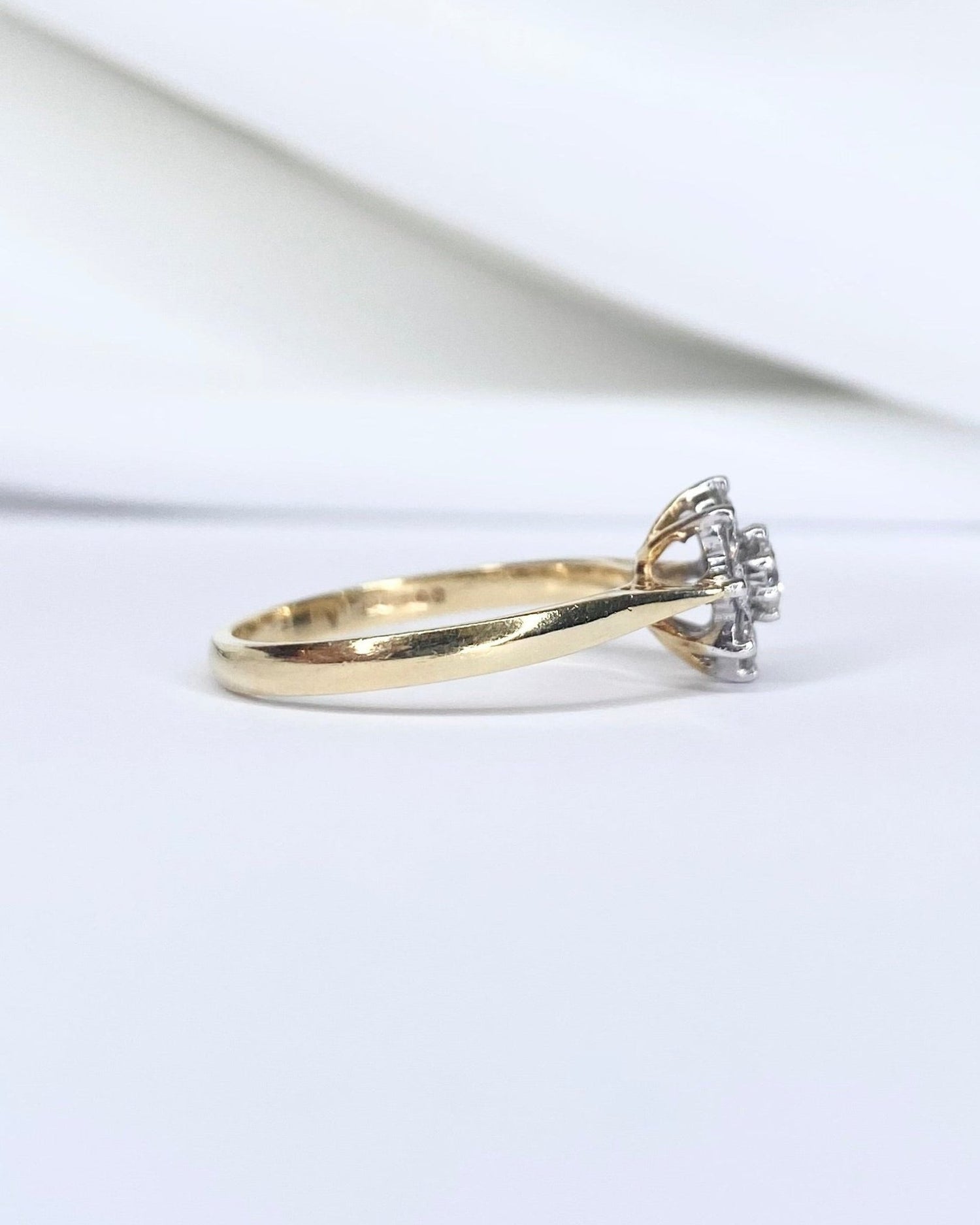 Bague Marguerite Diamants 0.44 carat "Camélia" - Elliade Paris