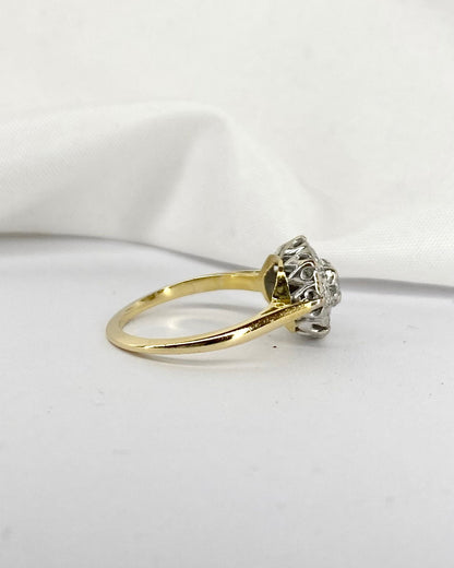 Bague Marguerite Diamants 0.44 carat &quot;Oksana&quot; - Elliade Paris