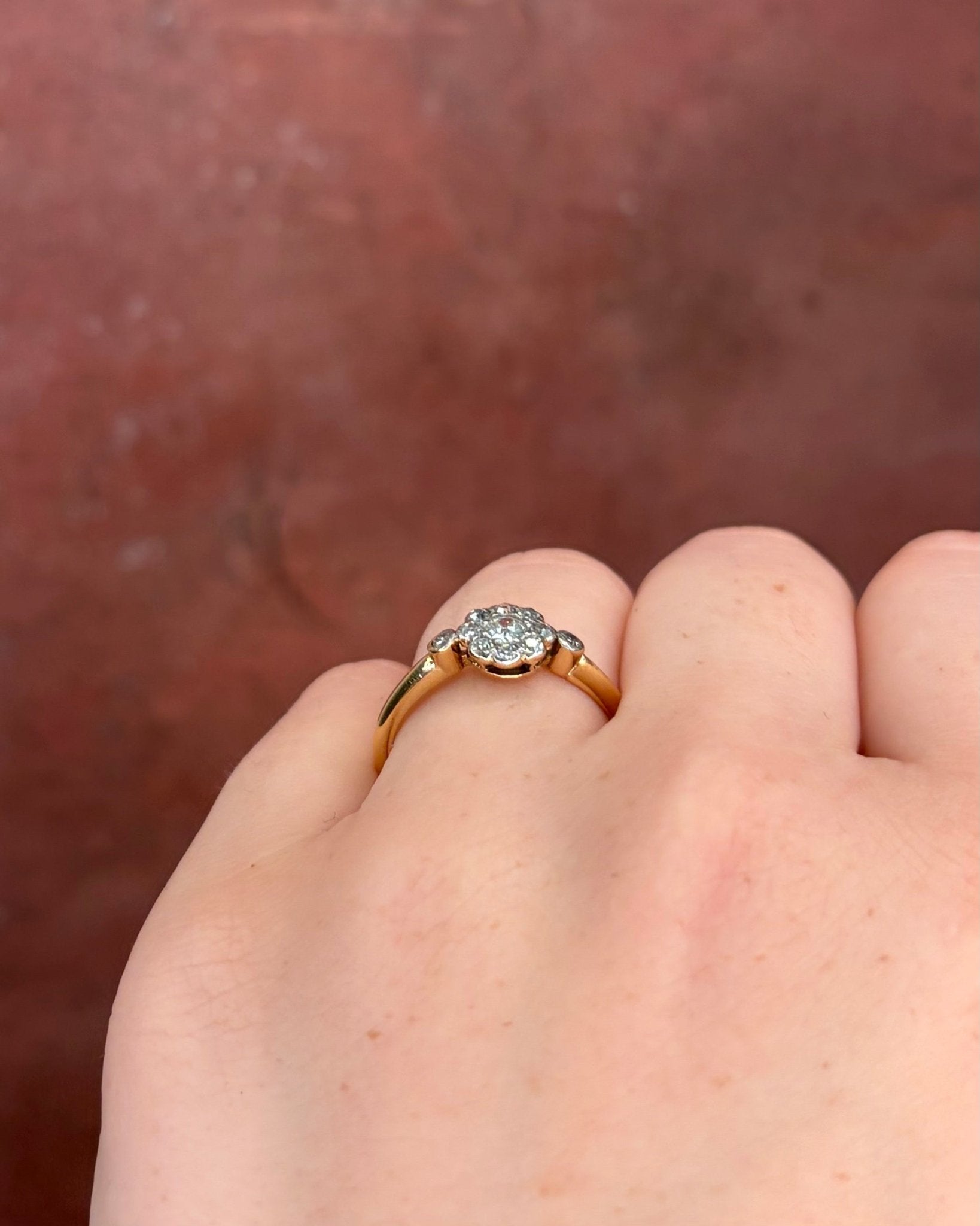 Bague Marguerite Diamants 0.45 carat "Camille" - Elliade Paris
