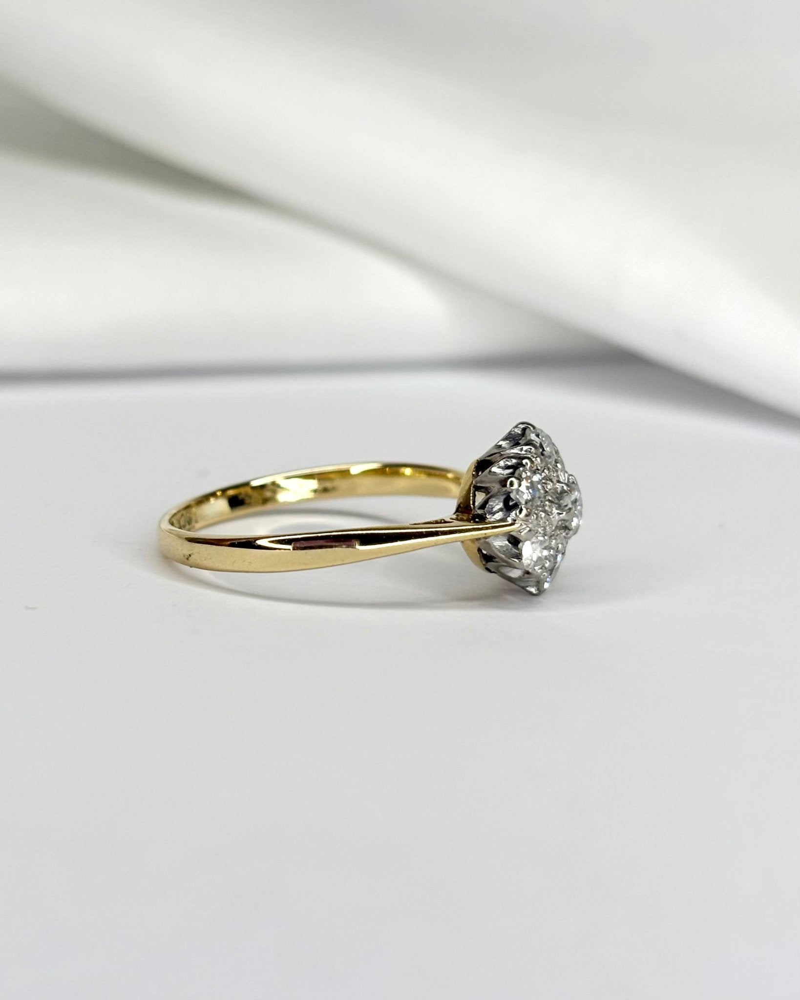 Bague Marguerite Diamants 0.49 carat "Alba" - Elliade Paris