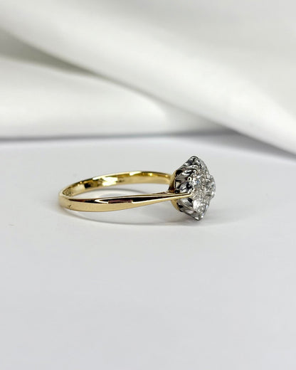 Bague Marguerite Diamants 0.49 carat &quot;Alba&quot; - Elliade Paris