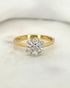 Bague Marguerite Diamants 0.49 carat "Iseult" - Elliade Paris
