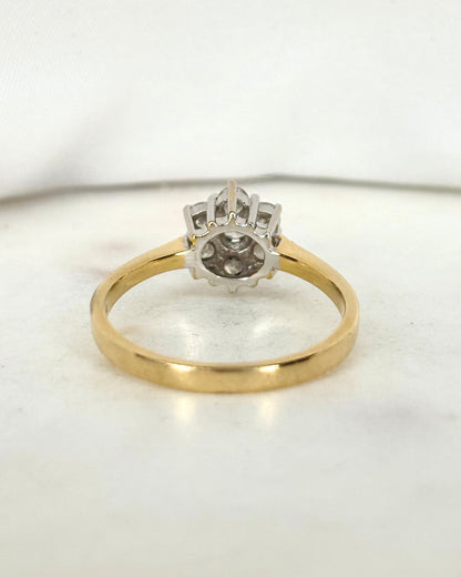 Bague Marguerite Diamants 0.49 carat &quot;Iseult&quot; - Elliade Paris