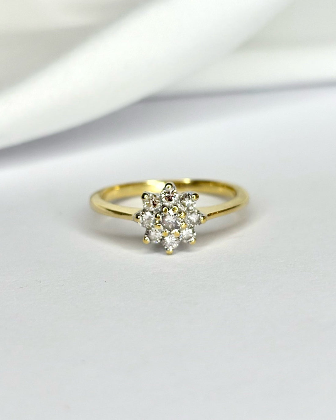 Bague Marguerite Diamants 0.50 carat "Aria" - Elliade Paris