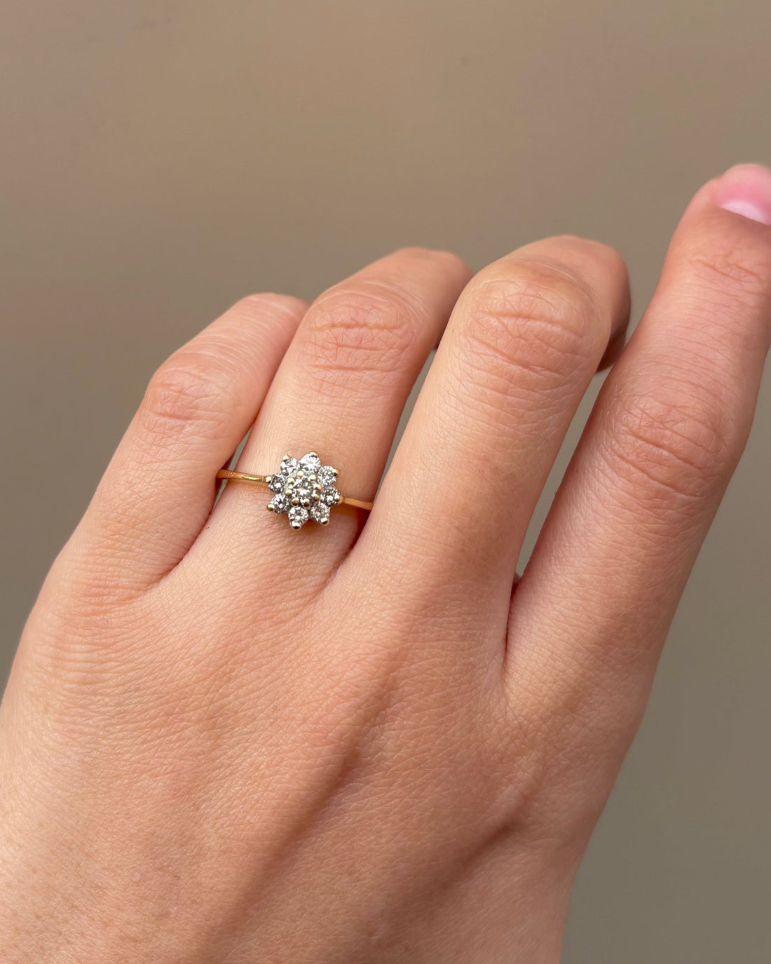 Bague Marguerite Diamants 0.50 carat "Aria" - Elliade Paris