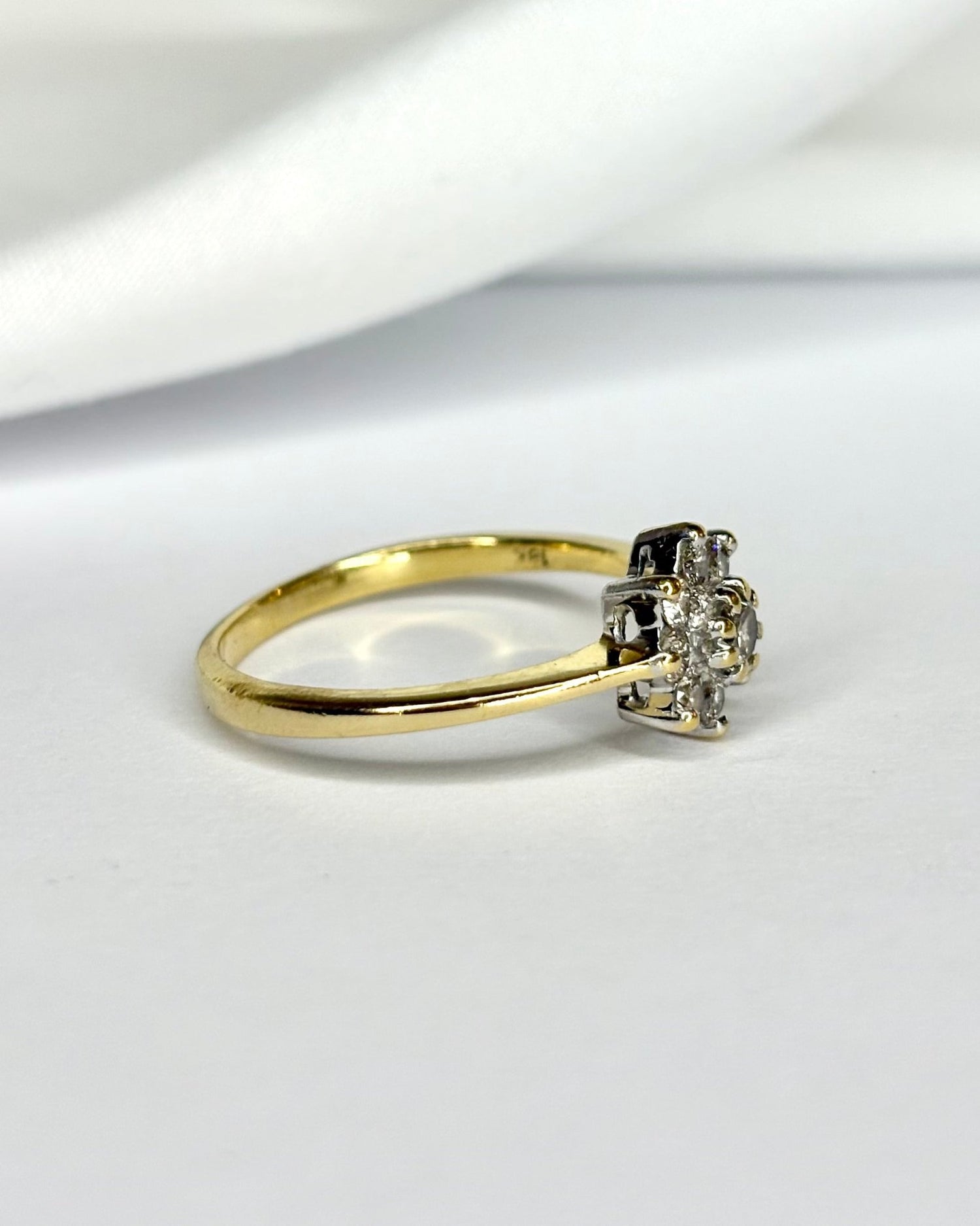 Bague Marguerite Diamants 0.50 carat "Aria" - Elliade Paris