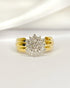 Bague Marguerite Diamants 0.57 carat 4,25g "Eléna" - Elliade Paris