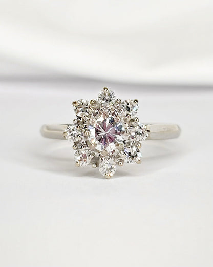 Bague Marguerite Diamants 0.59 carat "Rebecca" - Elliade Paris