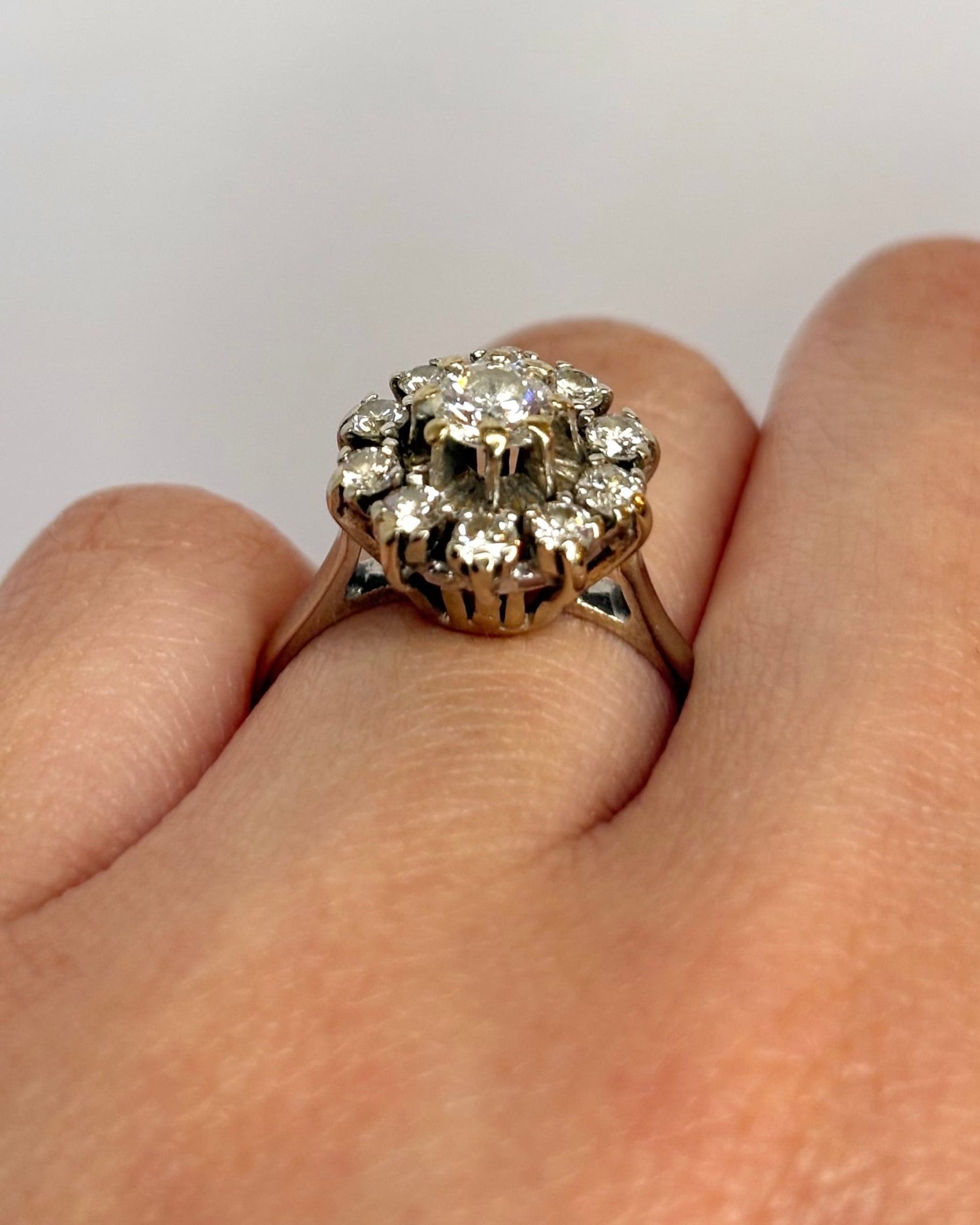 Bague Marguerite Diamants 0.60 carat "Elinda" - Elliade Paris