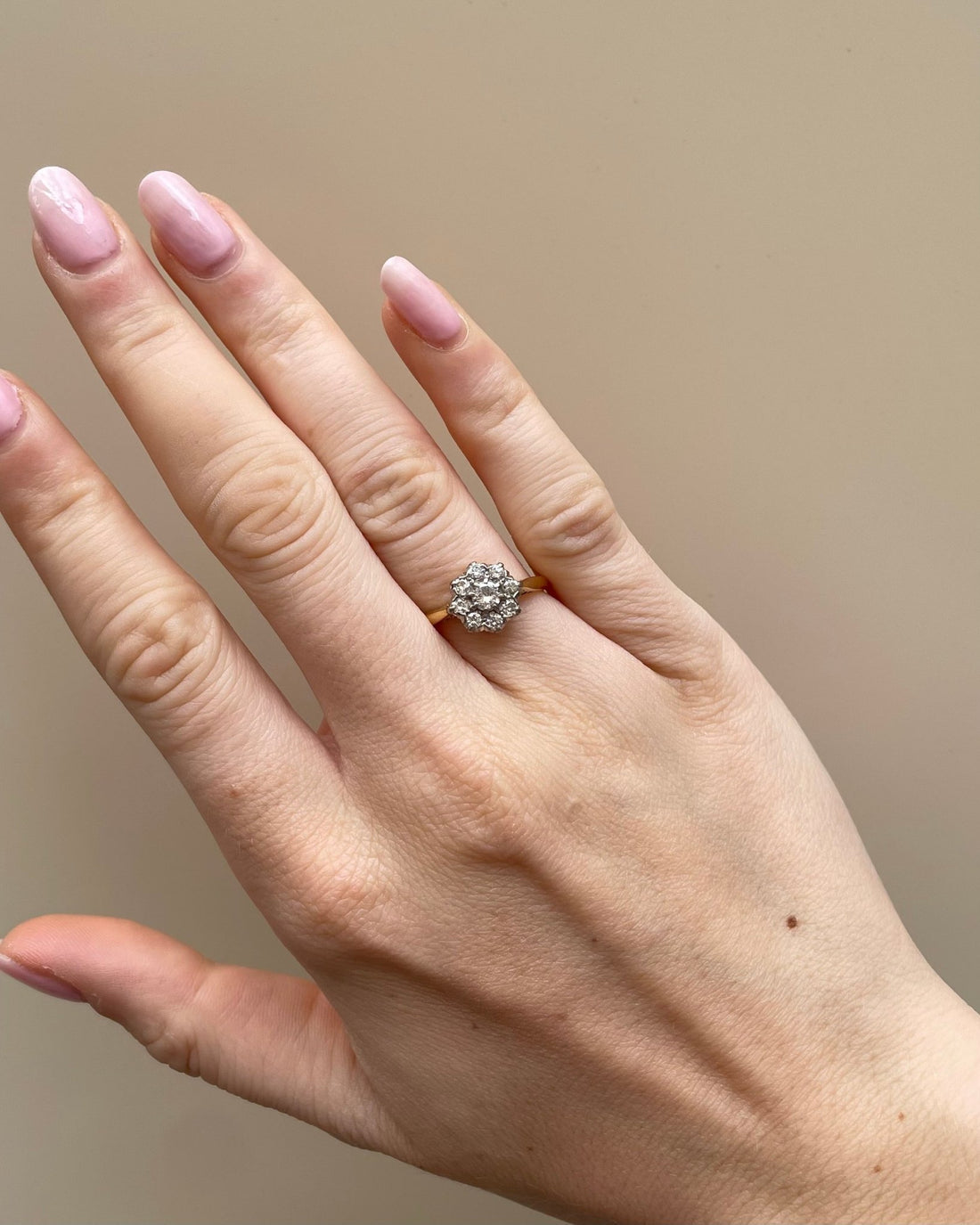 Bague Marguerite Diamants 0.60 carat &quot;Irisia&quot; - Elliade Paris