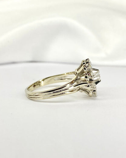 Bague Marguerite Diamants 0.60 carat "Laurena" - Elliade Paris