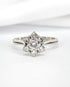 Bague Marguerite Diamants 0.61 carat "Sienna" - Elliade Paris