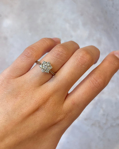Bague Marguerite Diamants 0.61 carat "Sienna" - Elliade Paris