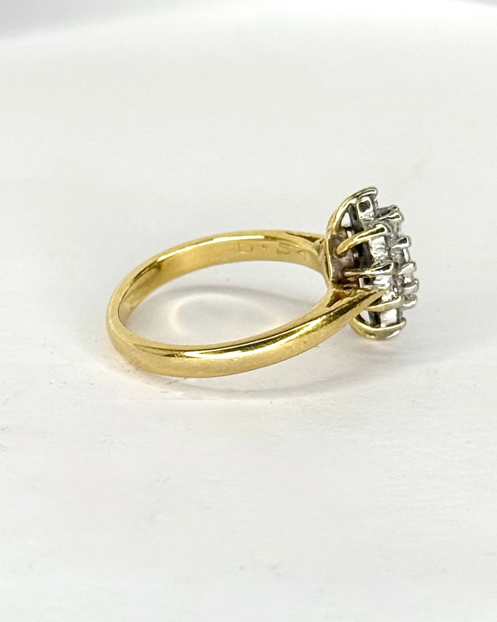 Bague Marguerite Diamants 0.62 carat "Debbie" - Elliade Paris