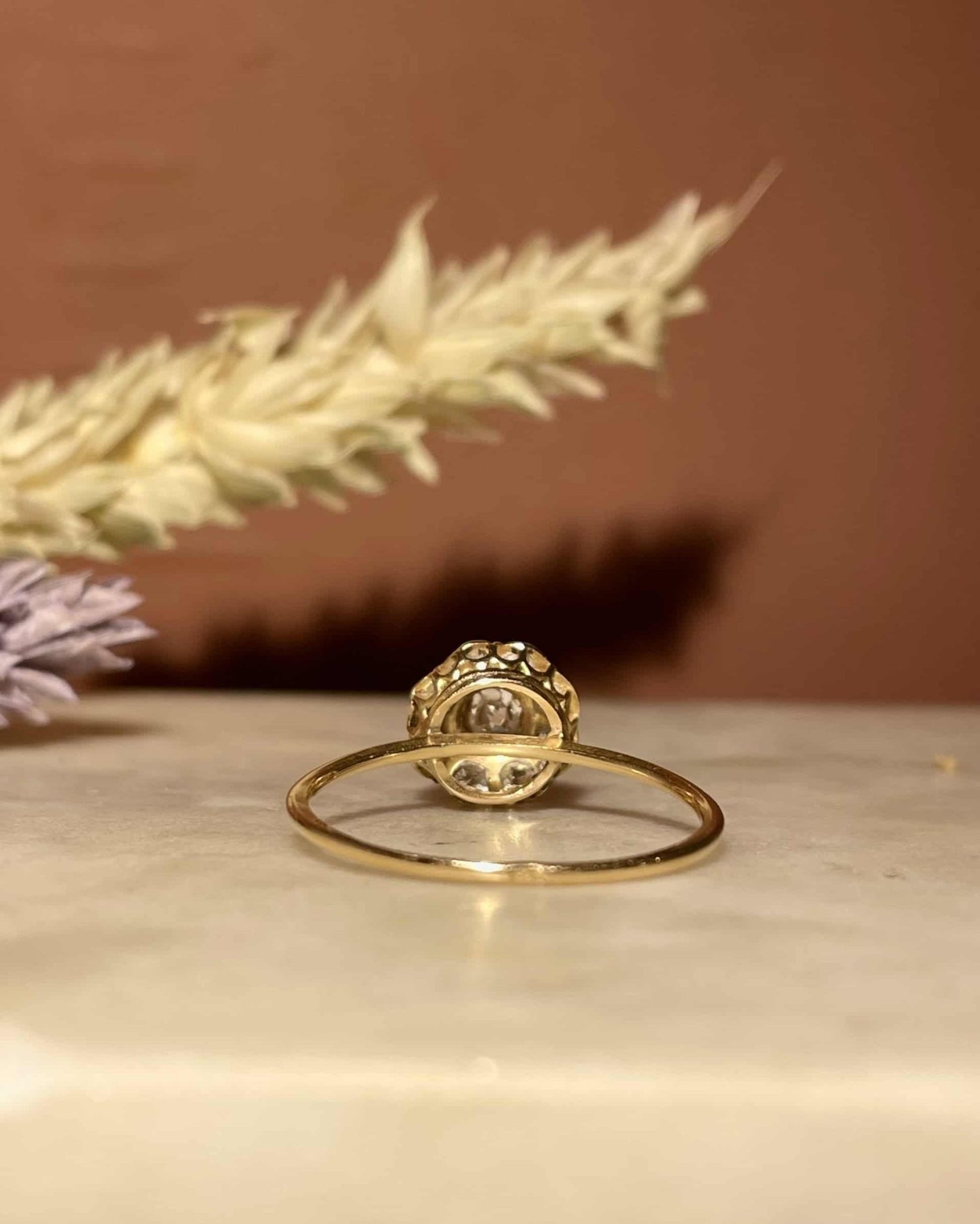 Bague Marguerite Diamants 0.70 carat &quot;Cloé&quot; - Elliade Paris