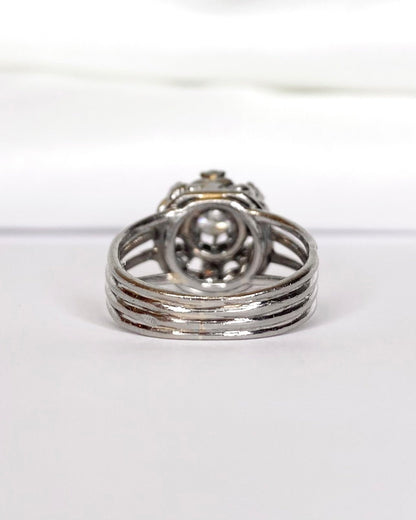 Bague Marguerite Diamants 0.70 carat "Paloma" - Elliade Paris