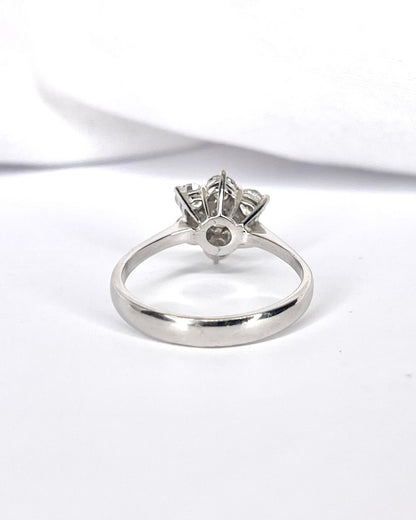 Bague Marguerite Diamants 0.75 carat "Yolanda" - Elliade Paris