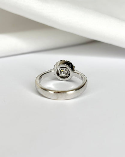 Bague Marguerite Diamants 0.80 carat &quot;Veronica&quot; - Elliade Paris