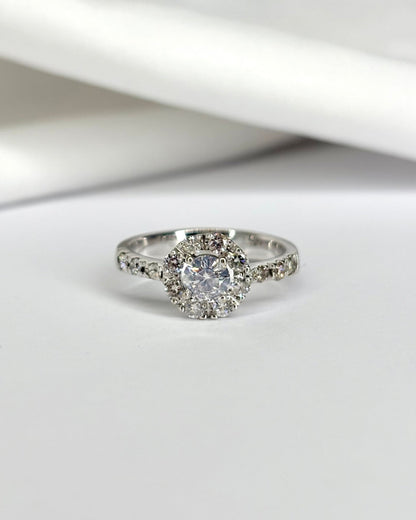 Bague Marguerite Diamants 0.80 carat &quot;Veronica&quot; - Elliade Paris