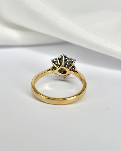 Bague Marguerite Diamants 0.85 carat &quot;Nila&quot; - Elliade Paris