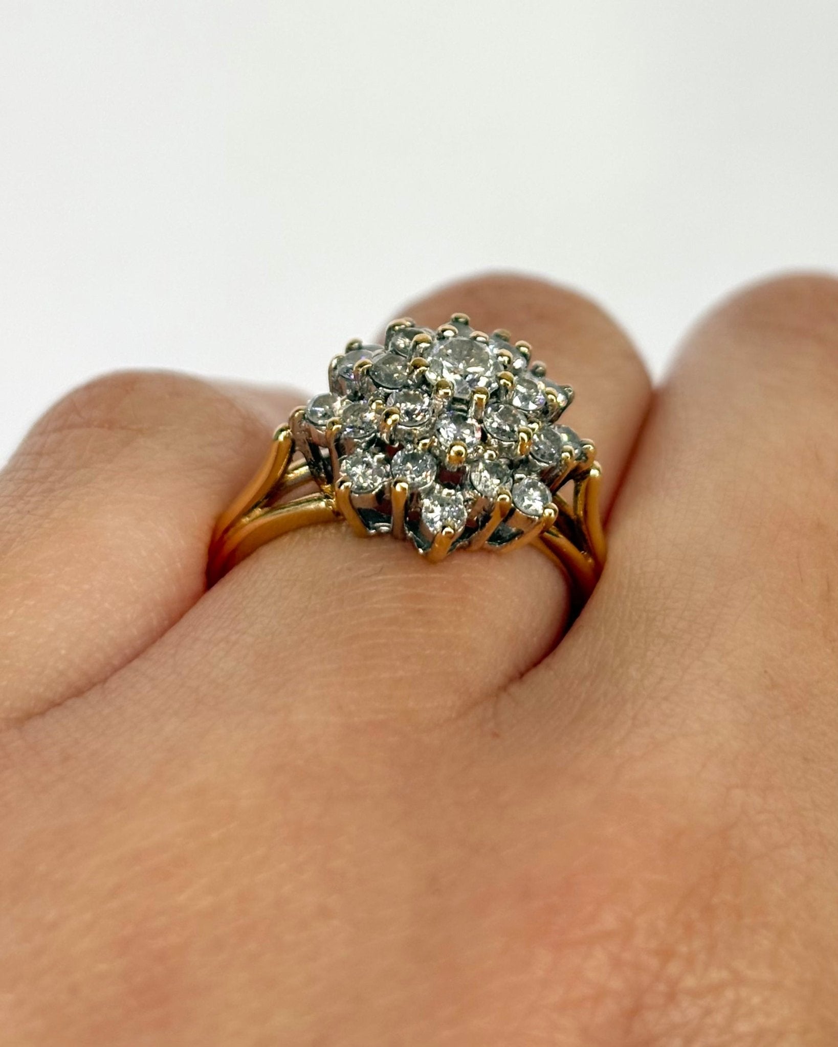 Bague Marguerite Diamants 1 carat "Joceline" - Elliade Paris