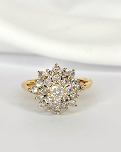Bague Marguerite Diamants 1 carat "Joceline" - Elliade Paris