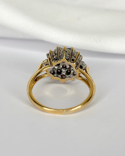 Bague Marguerite Diamants 1 carat "Joceline" - Elliade Paris