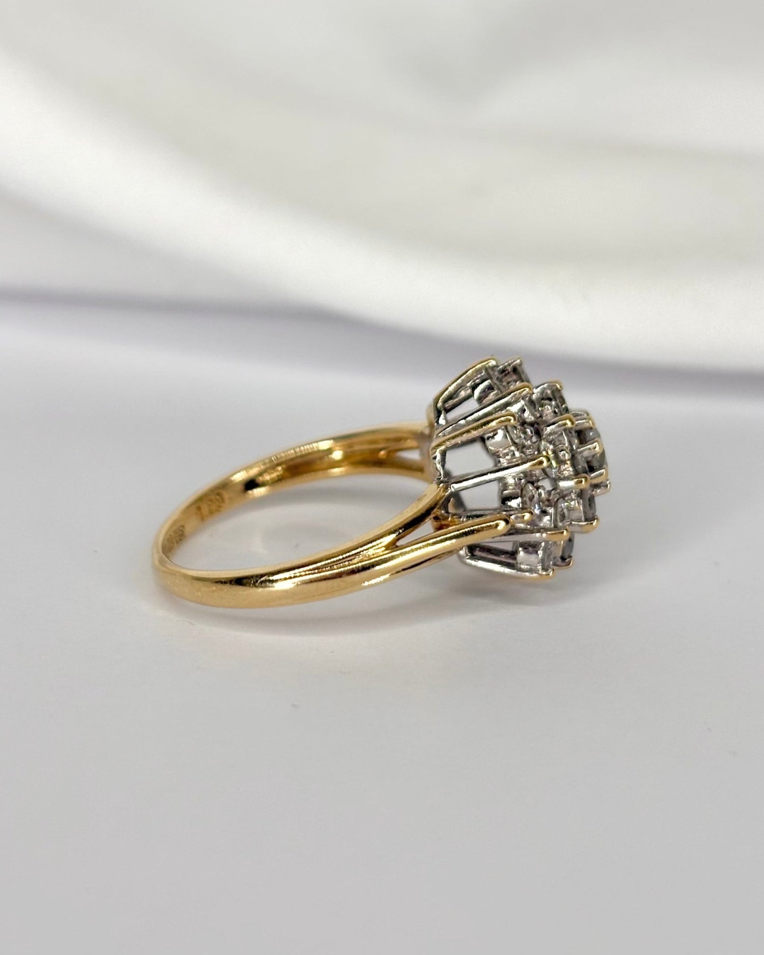 Bague Marguerite Diamants 1 carat "Joceline" - Elliade Paris