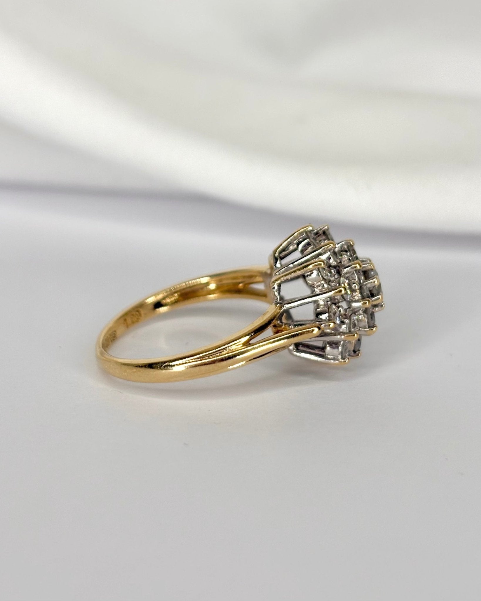 Bague Marguerite Diamants 1 carat "Joceline" - Elliade Paris