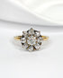 Bague Marguerite Diamants 1 carat & Or 3.71g "Clara" - Elliade Paris