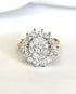 Bague Marguerite Diamants 1.09 carat 4.17g "Cornelia" - Elliade Paris