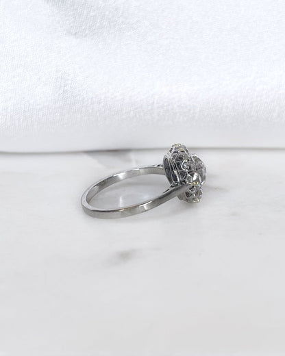 Bague Marguerite Diamants 1.09 carat &quot;Tyla&quot; - Elliade Paris