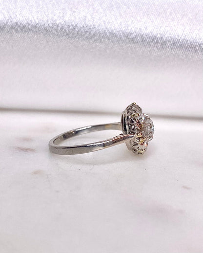 Bague Marguerite Diamants 1.09 carat &quot;Tyla&quot; - Elliade Paris