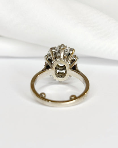 Bague Marguerite Diamants 1.10 carat "Florine" - Elliade Paris