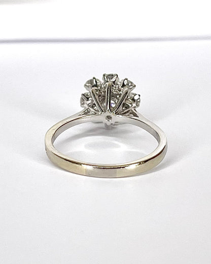 Bague Marguerite Diamants 1.10 carat "Louisa" - Elliade Paris