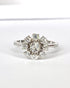 Bague Marguerite Diamants 1.10 carat "Louisa" - Elliade Paris