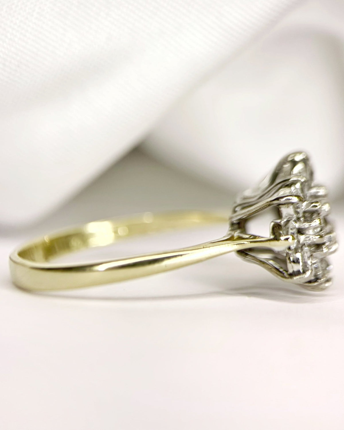 Bague Marguerite Diamants 1.11 carat 4,44g "Peneloppe" - Elliade Paris