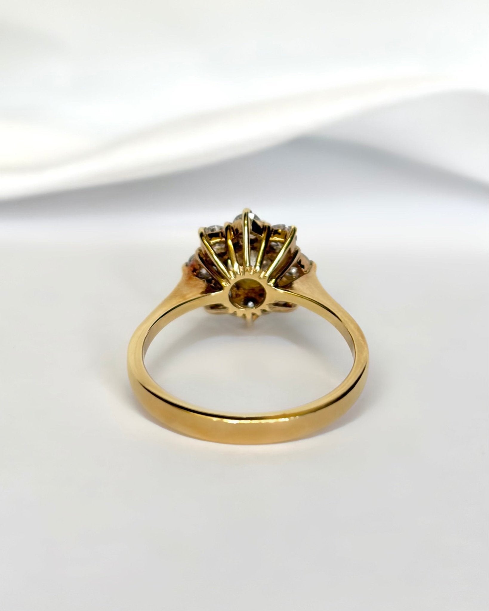 Bague Marguerite Diamants 1.20 carat "Louison" - Elliade Paris